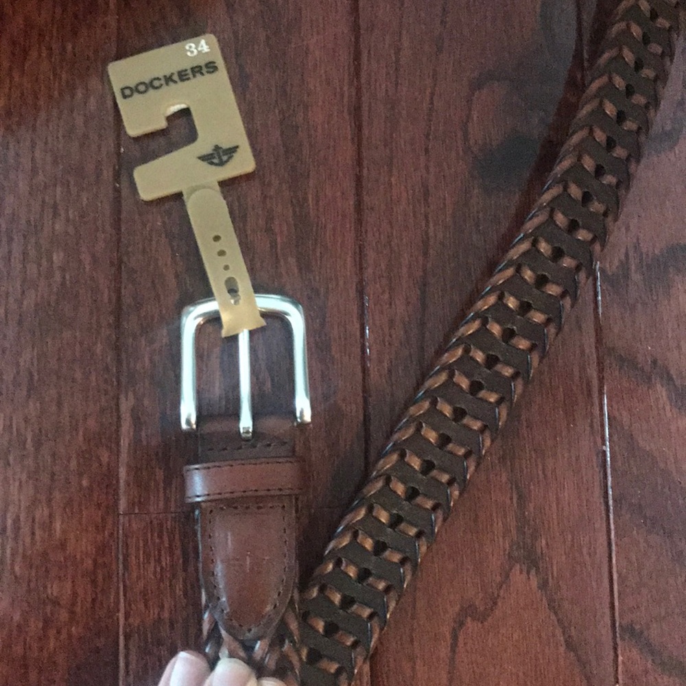 Brown Braided Belt
